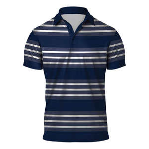 Polo de manga corta liso informal de último estilo personalizado para hombre, Polo de algodón 100% para hombre - Product Image 1