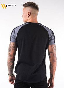 Meilleure qualité personnalisé hommes W166 T-Shirts nouveau style 180 grammes séchage rapide respirant motif à manches courtes broderie solide - Product Image 5