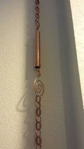 Cadena de lluvia metálica resistente y duradera para decoración de jardín, con acabado elegante, formas personalizadas y precios económicos. - Product Image 6