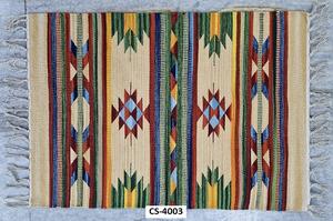 Meilleur tapis en coton pelucheux fait à la main, écologique, moderne, lavable en machine, multicolore, pour la maison, les pique-niques et la décoration de voyage - Product Image 3