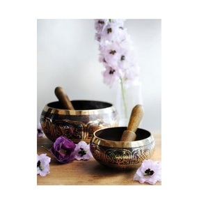 Bol musical en laiton de qualité supérieure conçu pour produire des sons harmoniques apaisants pendant la méditation de yoga - Product Image 5