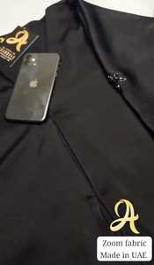 เสื้อผ้ามุสลิมแบบดั้งเดิมของผู้หญิงที่สุภาพเรียบร้อยแบบอิสลามปักด้วยมือเข้ารูปอาบายาสไตล์ดูไบรวมเครื่องประดับ - Product Image 2