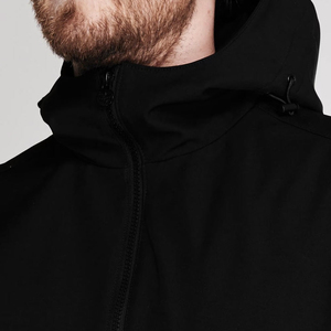 เสื้อแจ็คเก็ตซอฟต์เชลล์ผู้ชายแบบสั่งทำพิเศษ กันน้ำ ระบายอากาศ กันลม สำหรับกิจกรรมกลางแจ้ง รับผลิตแบบ OEM ขายส่ง - Product Image 5