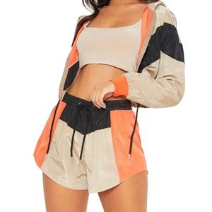 Conjunto Corto de Chaqueta Cortavientos Ligera, Ecológica y Transpirable de Alta Calidad para Mujer, Diseño 2026, Ropa Urbana Sólida - Product Image 4