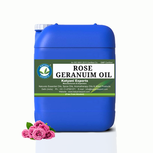 Aceite de geranio de Rosa destilado al vapor para productos naturales para la salud y el cuidado del cuerpo | Ecológico y de origen sostenible - Product Image 1