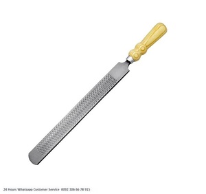 Instrumentos veterinarios pezuña escofina mango de madera - Product Image 4