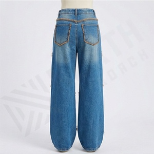 Winter Breathable <b>Women</b> Trousers <b>Jeans</b> Streetwear 2025 Casual Denim Pants Straight <b>Jeans</b> For Girls Premium Quality Best Styles - Product Image 2