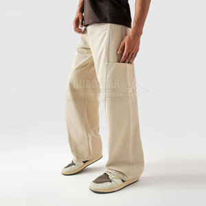 Custom Made Latest Style <b>Men</b> Casual <b>Lightweight</b> 100% Cotton Breathable <b>Cargo</b> <b>Trousers</b> OEM Service High Quality Straight - Product Image 2