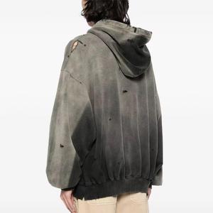 Sudaderas con Capucha de Estilo Casual Totalmente Personalizadas de Alta Calidad para Hombre, con Cierre y Lavado Ácido, Nueva Llegada, Cómodas Sudaderas con Capucha y Cierre para Hombre en Venta - Product Image 6