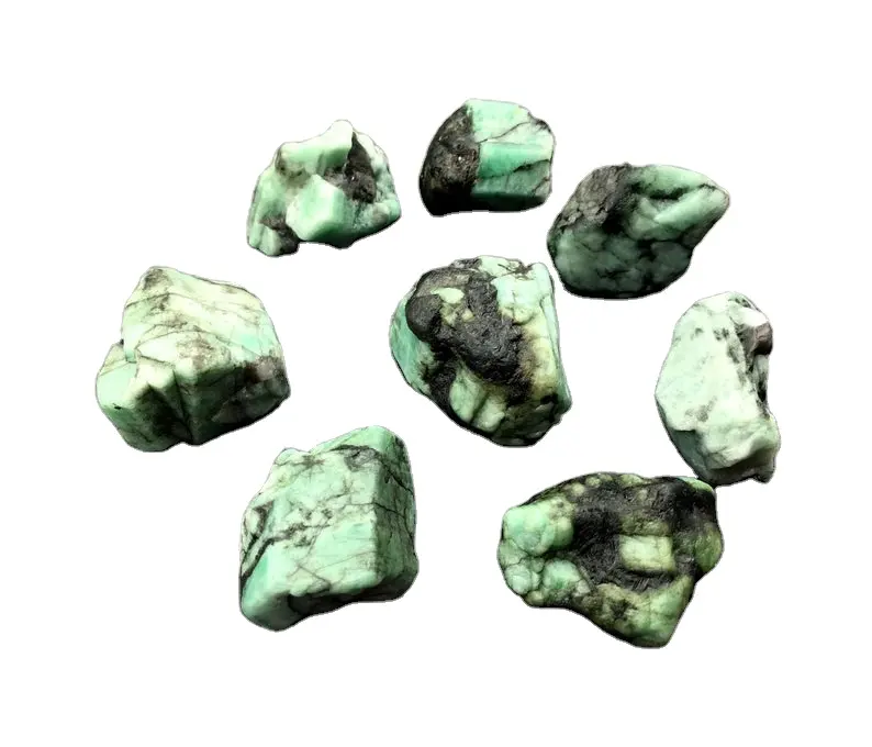Natural Green Emerald Crystal Loose Gemstone Rough Stone Of Successful Top Quality Panna Stone Collection Style Cut Wholesale