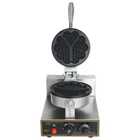 BAOKANG Machine professionnelle de gaufrier de sucette de taille de morsure électrique commerciale de forme de coeur pour la vente en gros