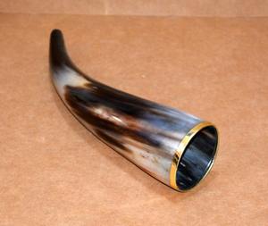 Support de corne à boire de buffle artisanal naturel au design moderne pour la bière, le vin et la nourriture Meilleur prix pour la corne de Viking de style animal - Product Image 4