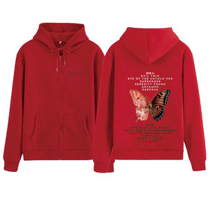 Sudadera con capucha de lana de algodón para mujer, Sudadera con capucha cómoda con cierre de cremallera para Otoño Invierno, ropa cálida, entrenamiento de gimnasio o uso de viaje - Product Image 4