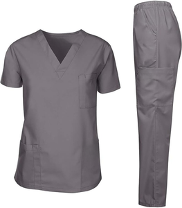Uniforme médico moderno | Diseño personalizable con tela suave y transpirable | Perfecto para uso clínico y de bienestar - Product Image 2