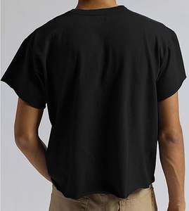 T-shirt à manches courtes pour homme RABUSH SPORTS, streetwear d'été, 100% coton, col rond, multicolores, coupe classique, tissu Oxford, 300g - Product Image 2