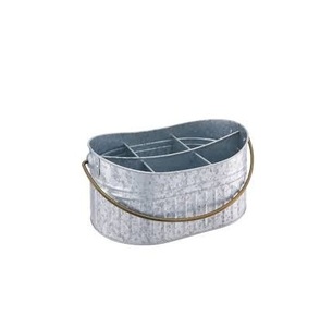 แคดดี้เครื่องใช้บนโต๊ะอาหารโลหะที่เสร็จแล้วตอกสามช่องสำหรับการจัดระเบียบเครื่องใช้ในครัวง่ายต่อการพกพาสำหรับเครื่องใช้บนโต๊ะอาหาร - Product Image 6