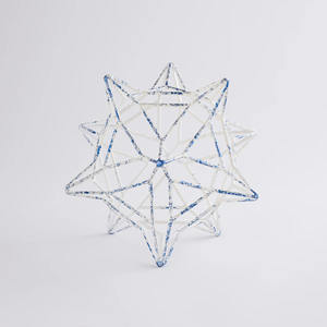 High Quality Metal Geometric Sculpture Metal <b>Iron</b> Geometric Tabletop Decorative Stand for Home And Office Decor - Product Image 6