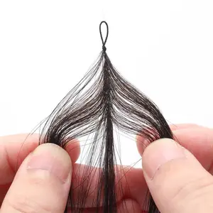 [पंख बाल विस्तार] काले महिला बेचने वाले हेयर एक्सटेंशन मशीन के लिए मानव बालों का विस्तार 16 से 32 इंच तक फैलाई।