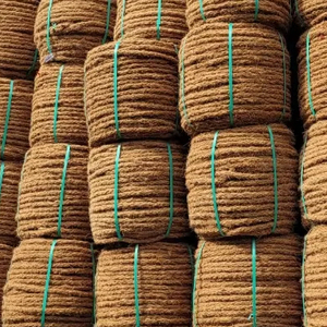 100% Natural Coconut Fiber Garden <strong>Netting</strong> Eco-Friendly and Bio-Degradable COIR ROPE Made in Vietnam - Product Image 1