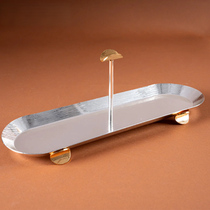 Plateaux de service de luxe modernes de qualité supérieure Plateaux décoratifs de couleur personnalisés multifonctionnels détachables - Product Image 1