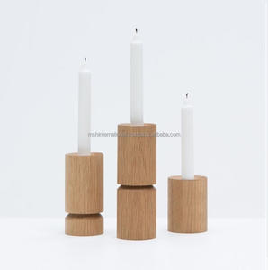 Decorative Natural Wooden Candlesticks Rustic <b>Log</b> Wood Bark Wood Candle Holder <b>for</b> <b>Decoration</b> - Product Image 6