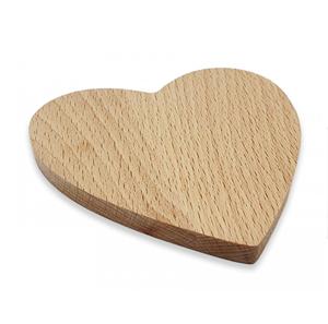 Set of 6 Classic Heart-Shaped White Marble Coasters Handmade in India with Natural <b>Wood</b> Mango <b>Wood</b> Traditional Design Style - Product Image 2