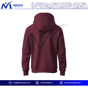Jersey elástico de patrón sólido ligero Sudadera Diseño elegante Capucha ajustable Bolsillos de canguro para ropa deportiva de verano ODM - Product Image 3