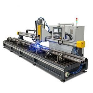 CNC <b>Plasma</b> Tube <b>Cutting</b> <b>Machine</b> Servo Motor for Metal Pipe <b>Cutting</b> High Precision Industrial Workshop Easy Operation Heavy Duty - Product Image 3