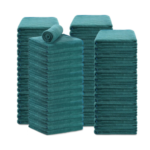Nouvel Arrivage : Ensembles de Serviettes de Bain pour Adultes en Coton Biologique à Séchage Rapide, Motif Uni, Logo Personnalisé Imprimé, Nouveauté Salon - Product Image 1