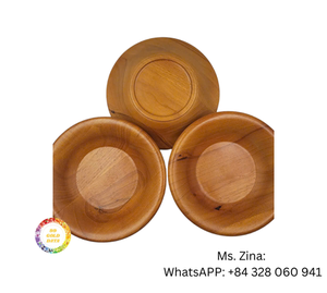 Gran oferta, vajilla de madera de haya de alta calidad, platos duraderos de bambú para restaurante con grabado a buen precio - Product Image 4