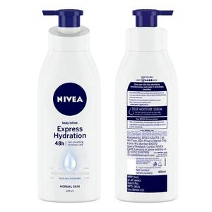 <span class=keywords><strong>Lotion</strong></span> corporelle <span class=keywords><strong>NIVEA</strong></span> pour hommes et femmes hydratation express pour une absorption rapide 400 ml en vrac d'Inde - Product Image 2