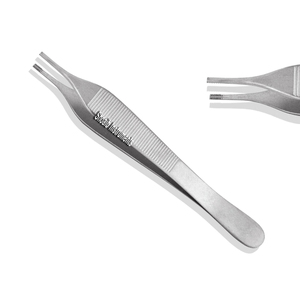 Gerald 18cm Dental Surgical <strong>Instruments</strong> 1x2 Teeth Tissue <strong>Dissecting</strong> Forceps Reusable Clamp Manual Power Source Medical Supplies - Product Image 3