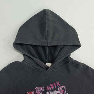 Sweat à capuche ample à manches longues pour homme en coton pur imprimé, collection automne - Product Image 3