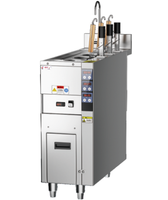 Cuiseur à pâtes électrique commercial Campbon ZH-ZM-3 à 3 paniers avec levage automatique, machine verticale pour faire bouillir les nouilles pour restaurant