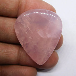 Collar de anillos colgantes de cuarzo rosa de alta calidad 100% piedra de cuarzo rosa Natural hermosa fabricación pulida joyería de moda mejor oferta - Product Image 1