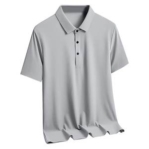 Polo informal de negocios para hombre, camisetas de manga corta en blanco lisas negras, camiseta de Golf deportiva con logotipo bordado con impresión personalizada - Product Image 6