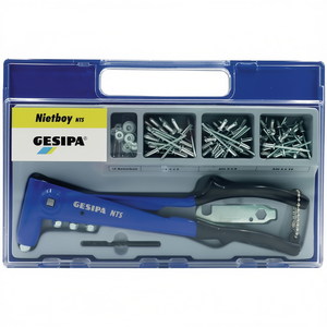 Nietboy - Juego de Remaches Ciegos de 135 Piezas con Estuche, GESIPA NTS D.4mm, Alicates para Manualidades - Product Image 3