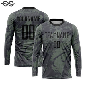 Camiseta de fútbol personalizada transpirable de secado rápido para hombre al por mayor camiseta de fútbol antigua vintage personalizada Francia, camisetas de fútbol - Product Image 4