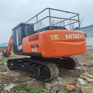 รถขุดไฮดรอลิกแบบล้อ Hitachi ZX240-3 มือสอง ปี 2023 สภาพ 95% ใหม่ ใช้งานน้อย  มอเตอร์ 1.2 เมตร ความจุบุ้งกี๋ 23 ตัน - Product Image 1