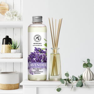 Recharge liquide pour diffuseur d'arômes Aromatika à la lavande naturelle 200 ml, parfum d'ambiance longue durée, huile pour diffuseur à bâtonnets - Product Image 4