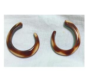 Pendientes de Resina Epoxi para Mujer, Joyería de Moda para Fiesta y Compromiso, Pendientes de Aro de Resina de Alto Pulido, Calidad Superior - Product Image 6