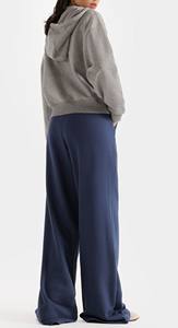 Sudadera con Capucha y Cremallera para Mujer, Diseño Clásico Sólido, Sudadera con Capucha y Cremallera para Mujer, Corte Ajustado Informal - Product Image 4