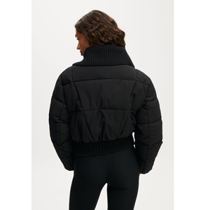 Vestes pour hommes Manteau matelassé à bulles Veste matelassée à capuche Col en polyester Coupe-vent d'hiver pour femmes Vestes matelassées - Product Image 3