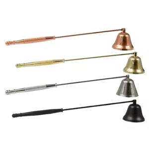 คลาสสิกดูเทียน snuffer ด้ามยาวสลักดีไซน์เทียนทองเหลืองทึบ snuffer โลหะทองเทียน - Product Image 6