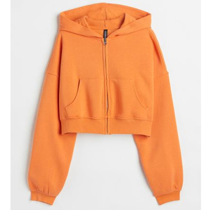 Sudaderas con capucha y sudaderas con cremallera, Top corto personalizado con cremallera completa de algodón 100%, sudaderas con capucha con cremallera reflectante polar, sudadera recortada para mujer - Product Image 5