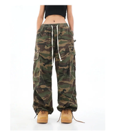Pantalon de camouflage à séchage rapide de style de rue en coton pour hommes
