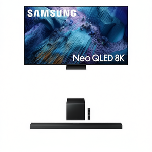 Téléviseur intelligent QLED Mini LED de 85 pouces avec barre de son 3.1.2 canaux, caisson de basses et résolution 8K - Product Image 3