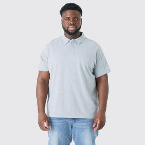 Couleur unie pour hommes polos grande taille personnalisé surdimensionné vêtements de golf vêtements d'été à manches courtes décontracté respirant vente en gros - Product Image 1
