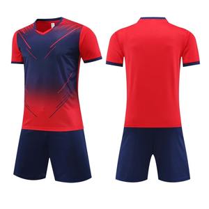 ชุดเสื้อฟุตบอลที่ปรับแต่งได้สำหรับเด็กชายและเด็กหญิง ชุดยูนิฟอร์ม เสื้อกีฬา ชุดฝึกซ้อมฟุตบอลสำหรับเยาวชน พร้อมบรรจุภัณฑ์ - Product Image 1