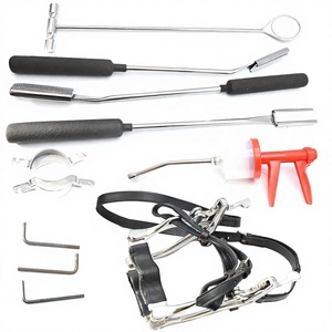 Flotadores dentales para caballos, flotadores manuales, espéculo bucal para caballos, abrebocas, instrumentos veterinarios equinos, aprobado por la CE - Product Image 1